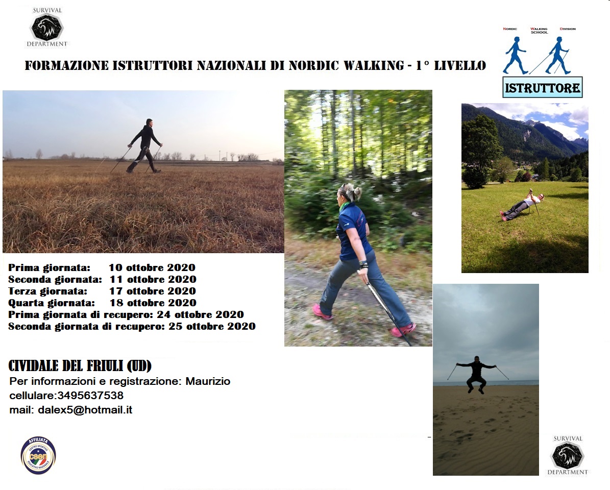 Corso Istruttori Nordic Walking I°livello »